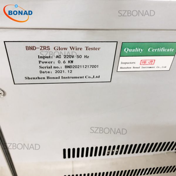 glow wire flammability index test chamber figure-4