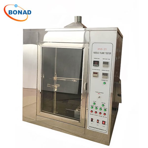 IEC 60695 needle flame flammability test chamber