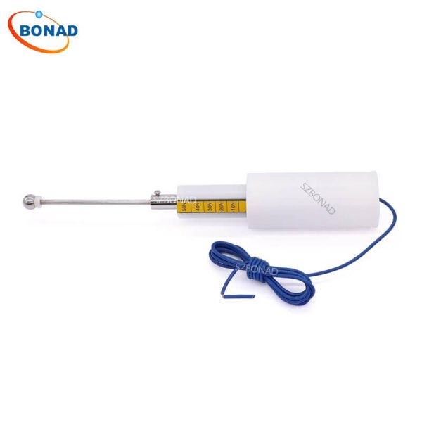 IEC 60529 12.5mm Rigid Spherical IP2X Test Probe with Dynamometer 50N - 1