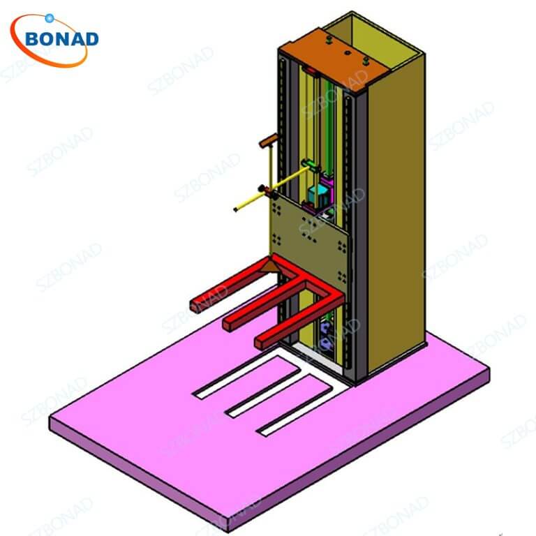 Simulated Packaging Zero Distance Drop Test Machine - 2