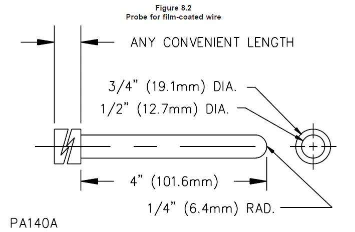 UL PA140A Enameled Wire Test Probe-1